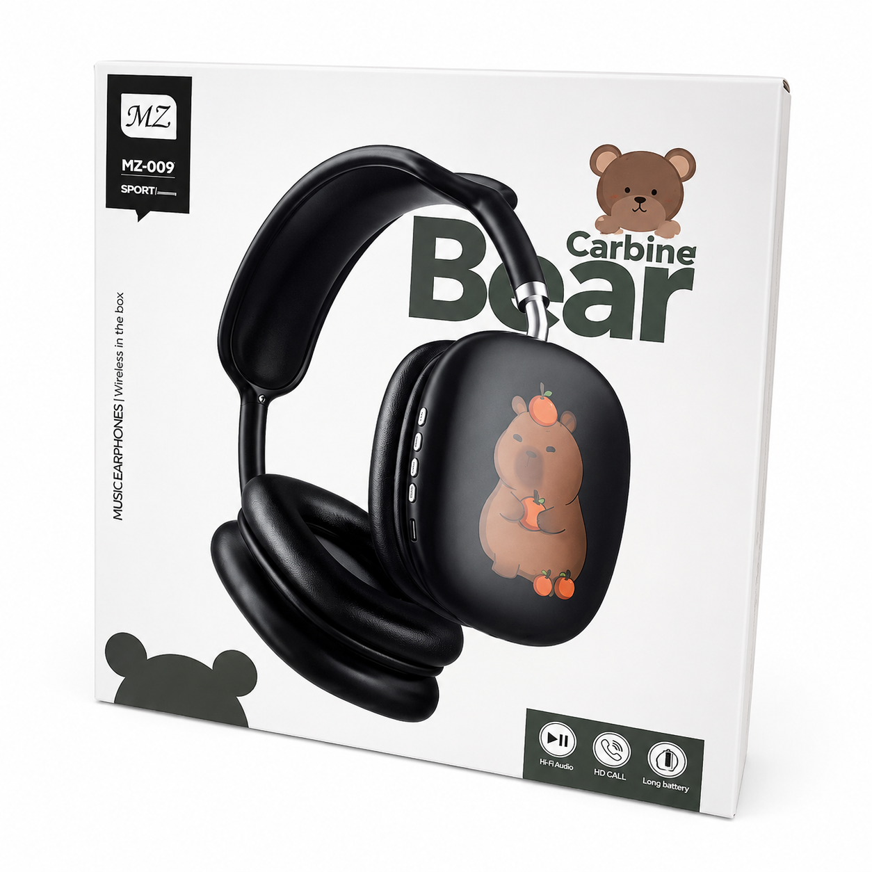 Casque Bluetooth MZ-009 Bear Édition