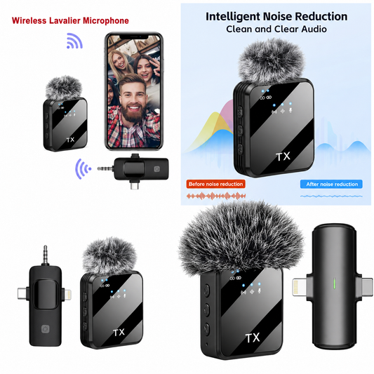 Microphone Lavalier 2-en-1 USB-C