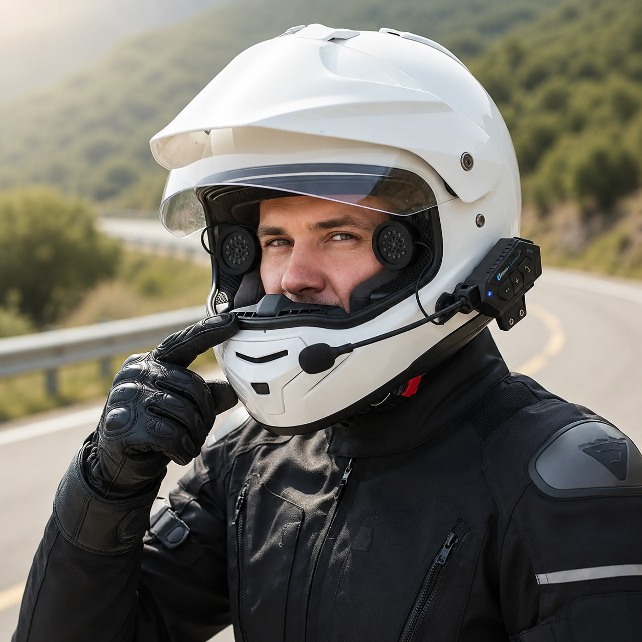 Casque de Moto Bluetooth 5.0