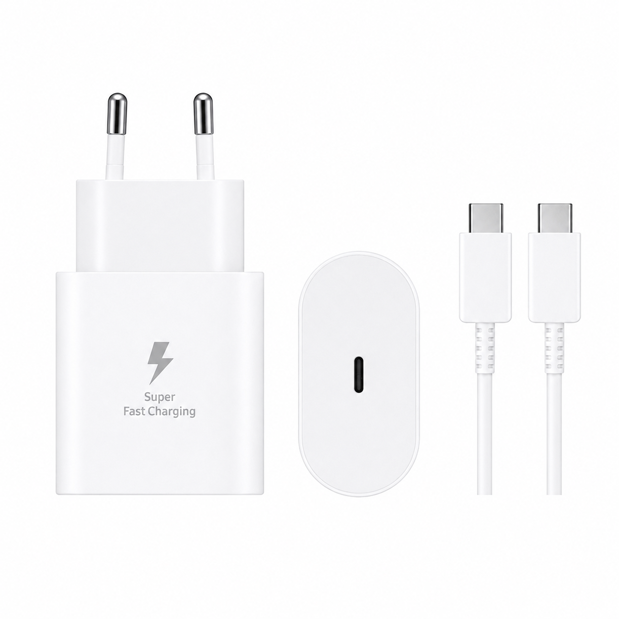 Chargeur Rapide 25W USB-C PD + Câble USB-C Inclus