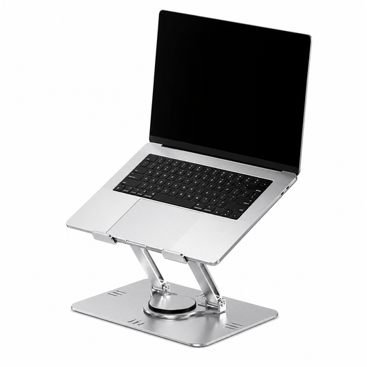 Support Rotatif Réglable pour Ordinateur Portable en Aluminium