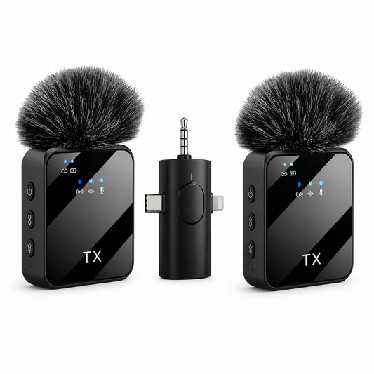 Microphone Lavalier 2-en-1 USB-C