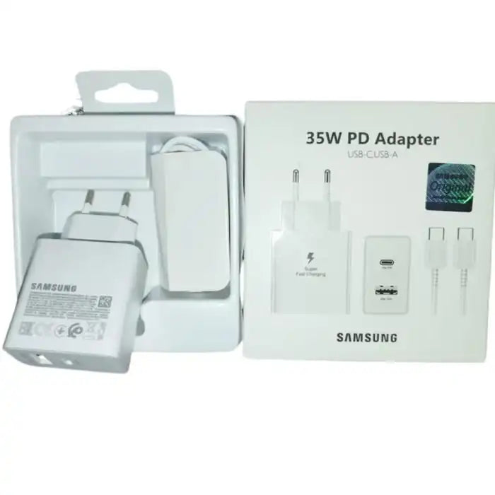 Chargeur Rapide 35W PD USB-C + USB-A