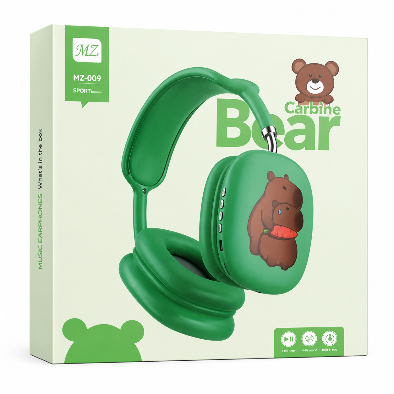 Casque Bluetooth MZ-009 Bear Édition