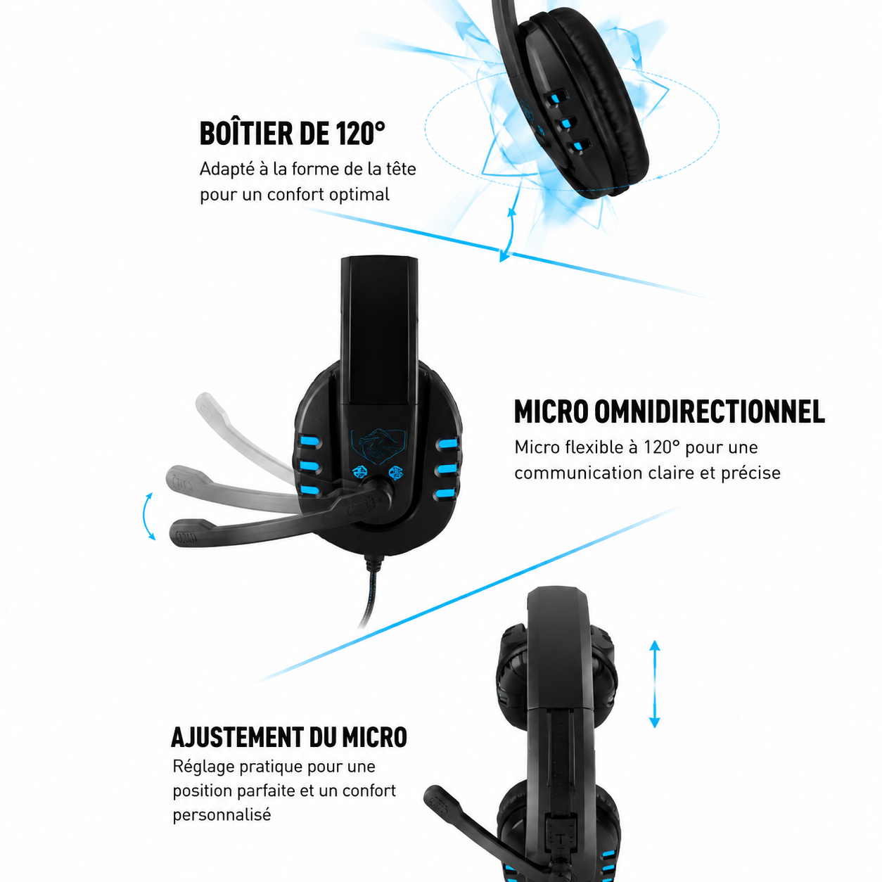 Casque Gaming Headphone GM-002